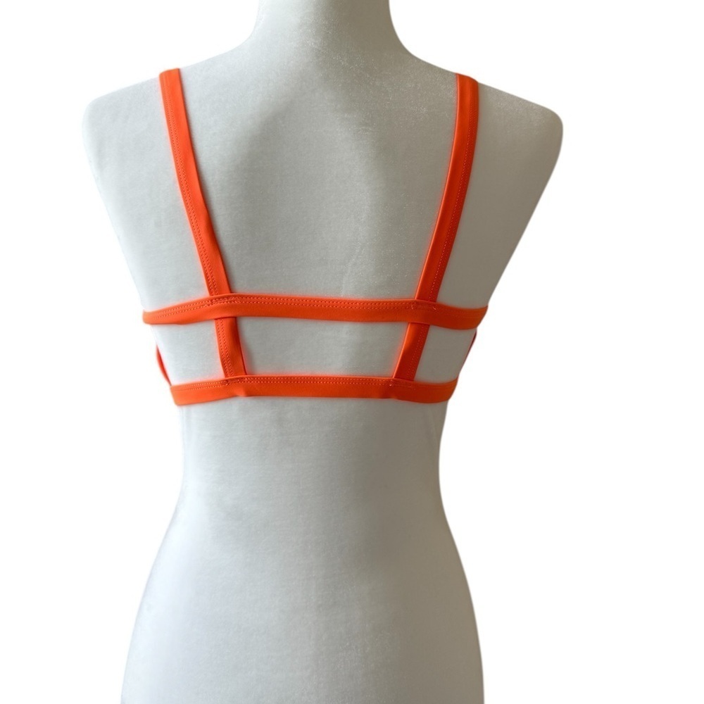 Orange/Floral Strappy Bikini Set - Picture 3 of 3